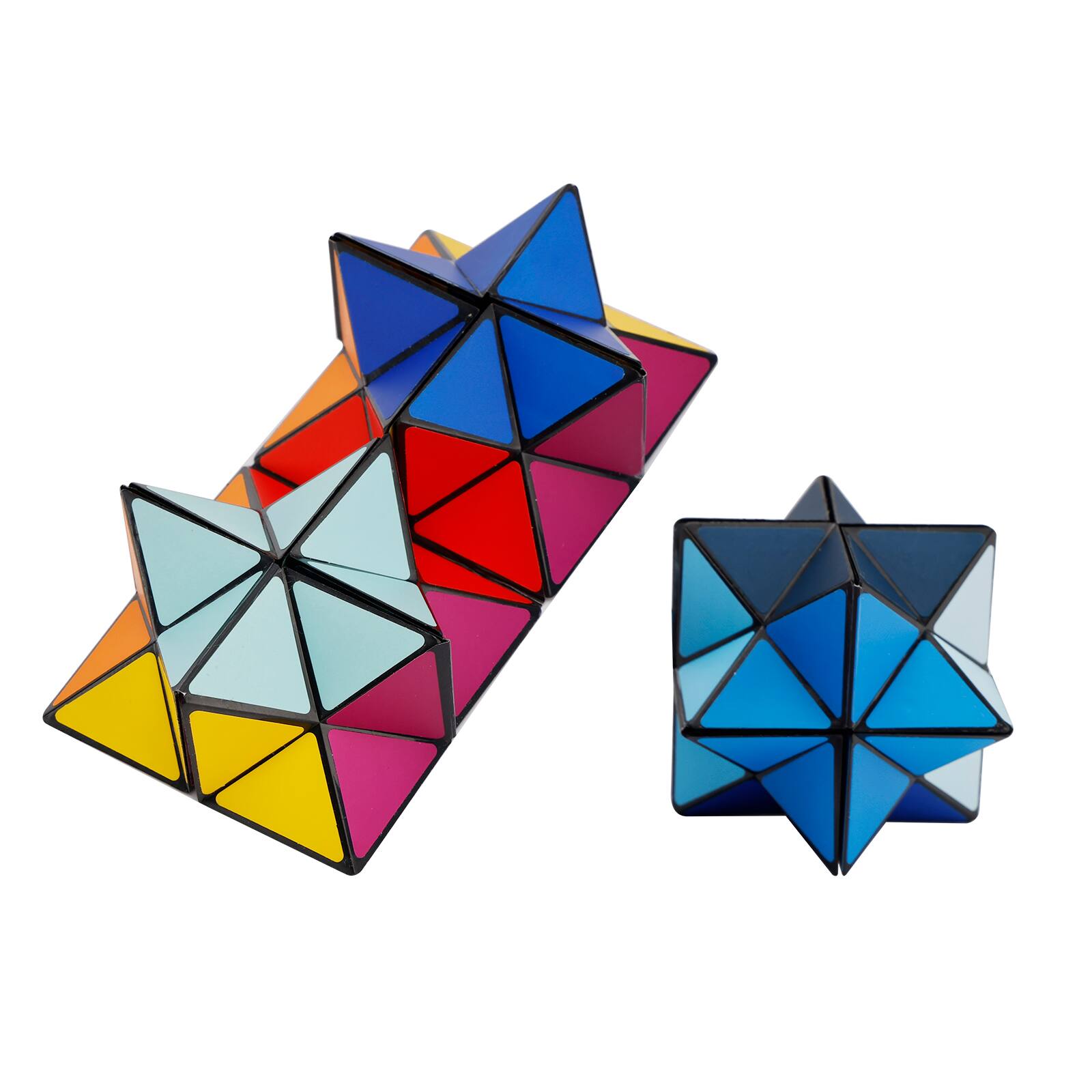 Alt View 10. Topteng - 2-in-1 Ocean Star Magic Cube Set - Transformable Puzzle & Fidget Toy, ABS Material, Educational Gift for Kids & Adults.