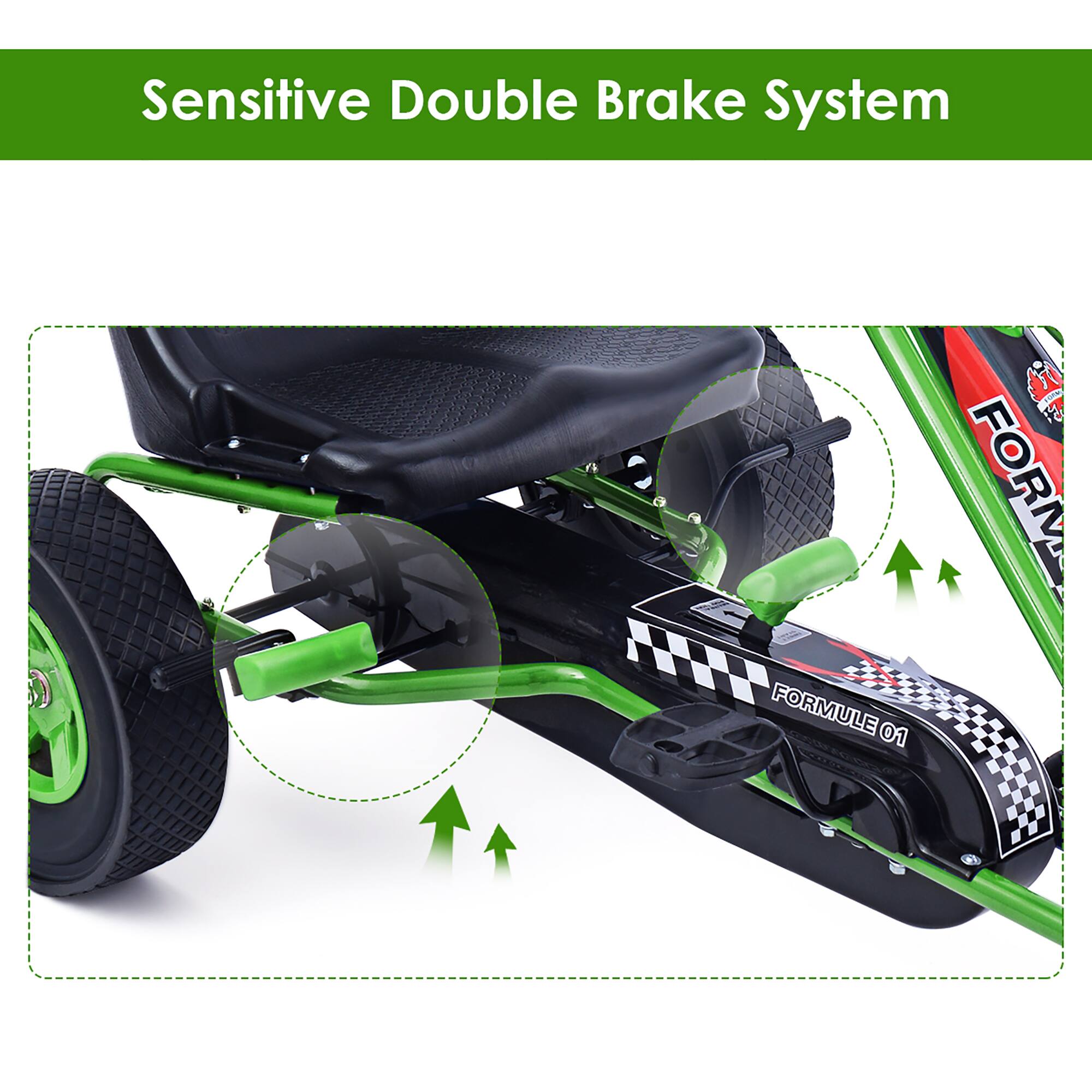 Sensitive Double Brake System

FORMULE 01
