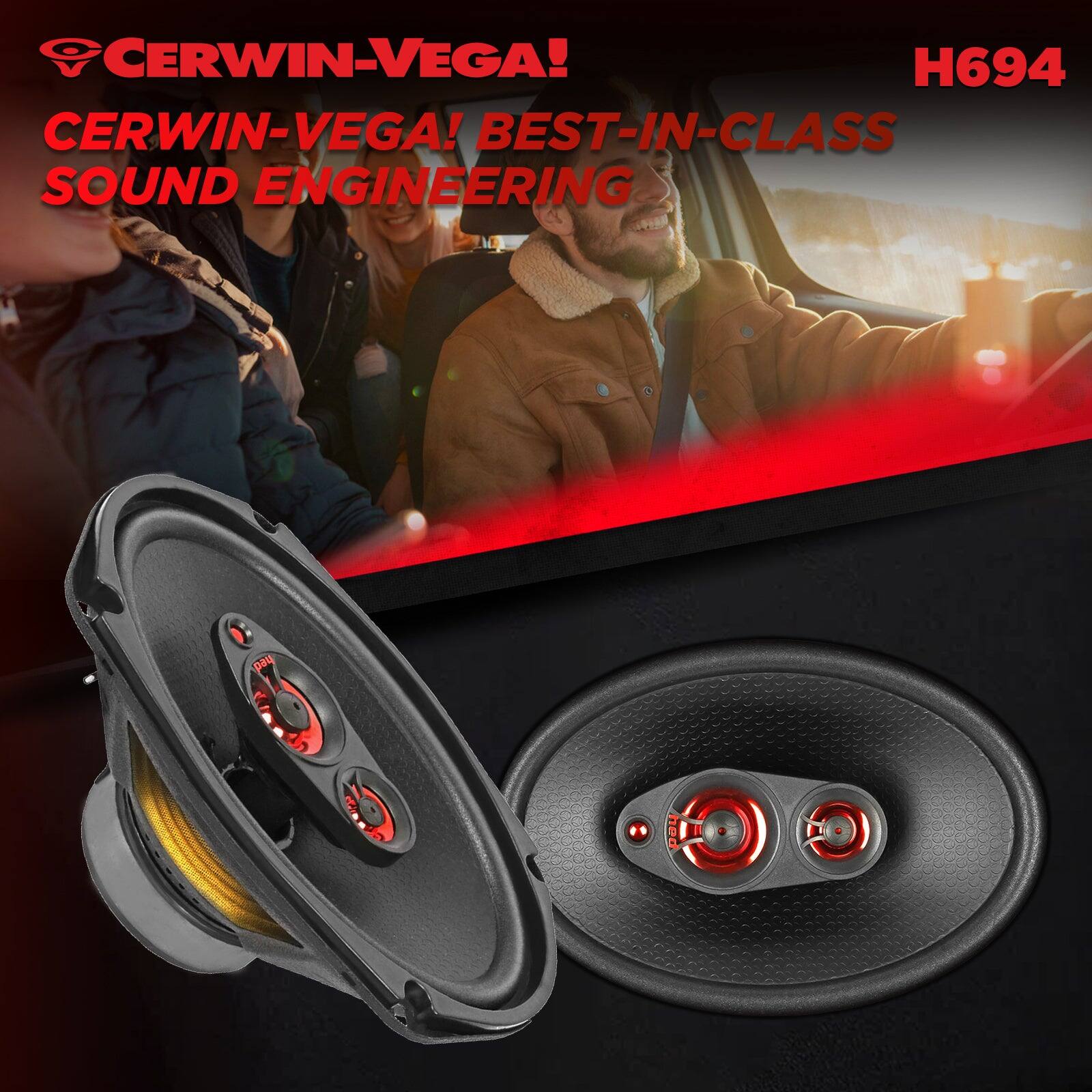 CERWIN-VEGA!  
CERWIN-VEGA! BEST-IN-CLASS SOUND ENGINEERING  
H694