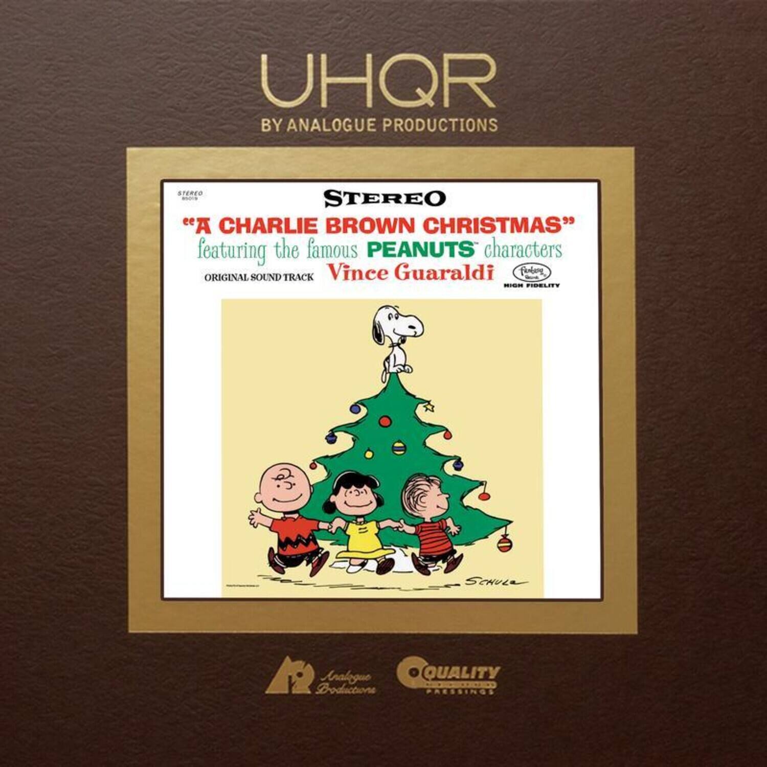 UHQR by Analogue Productions Stereo "A Charlie Brown Christmas" featuring the famous Peanuts characters Vince Guaraldi Original Sound Track - High Fidelity Analogue Productions Quality Pressings