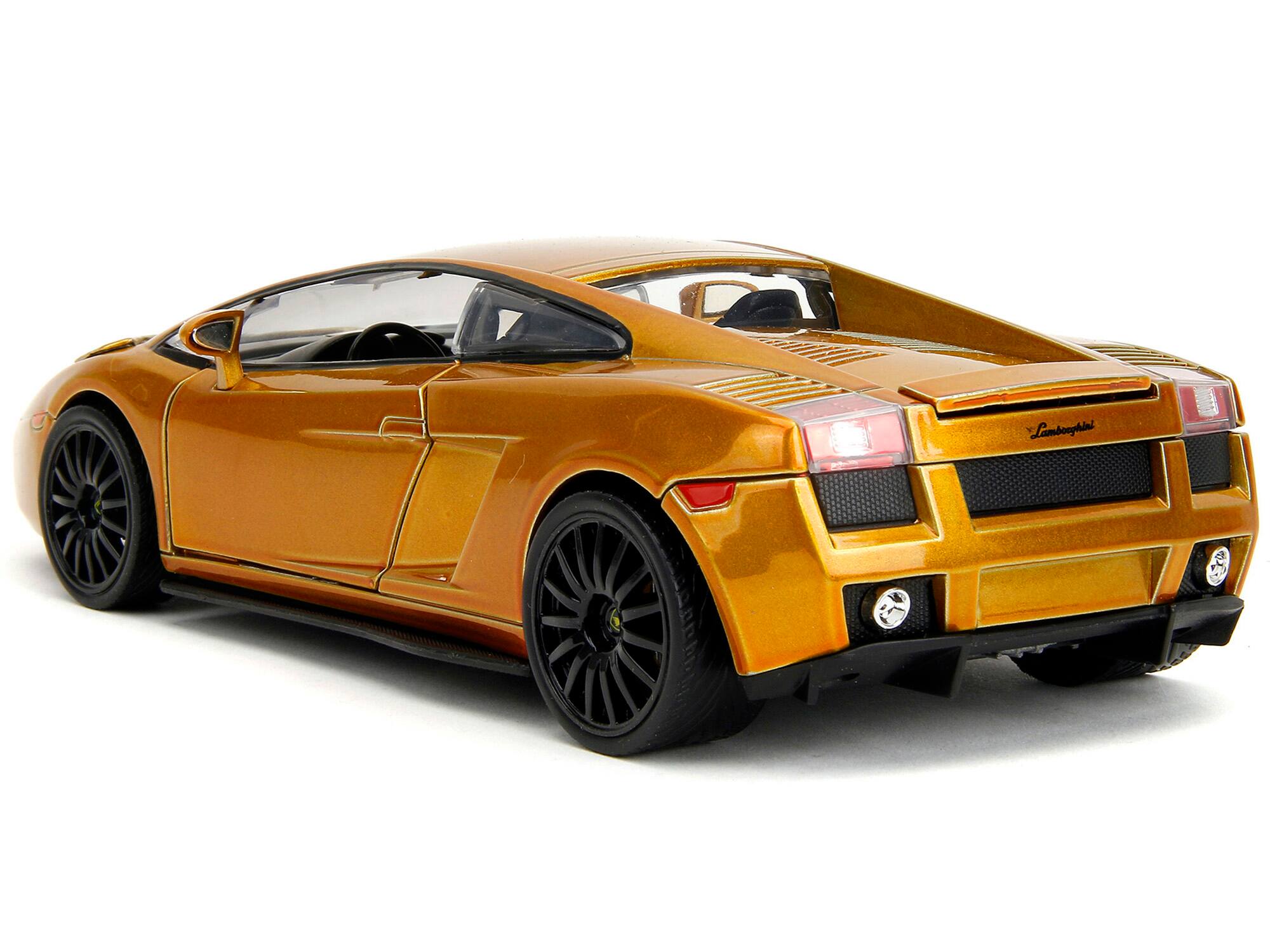Jada Toys Fast & Furious X 1:24 Gold Lamborghini Gallardo Die Cast