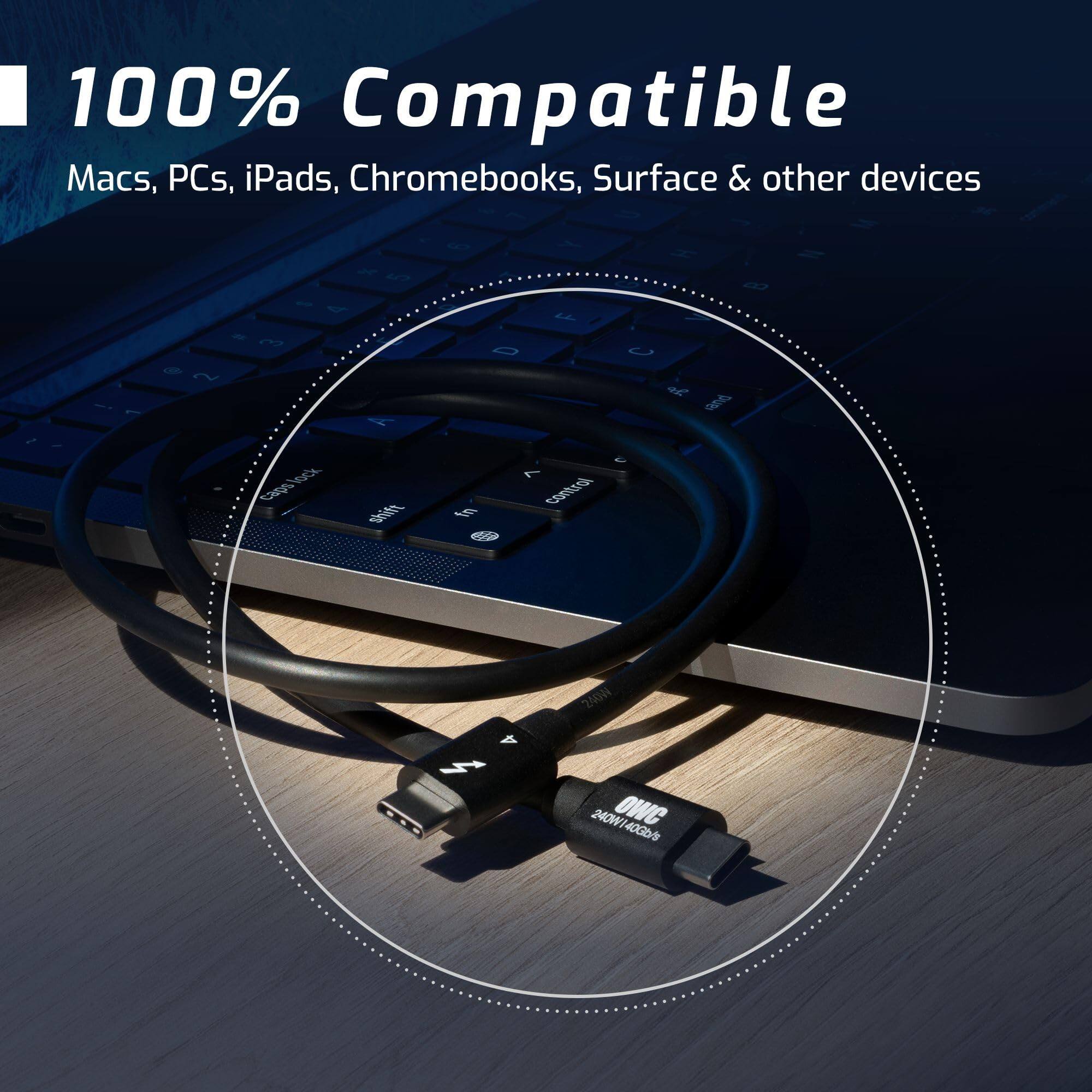 100% Compatible  
Macs, PCs, iPads, Chromebooks, Surface & other devices
