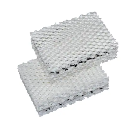 Front. HQRP - WF813 Humidifier Wick Filter 2-Pack for Duracraft DH-830, Honeywell HCM-525, Robitussin HC832.