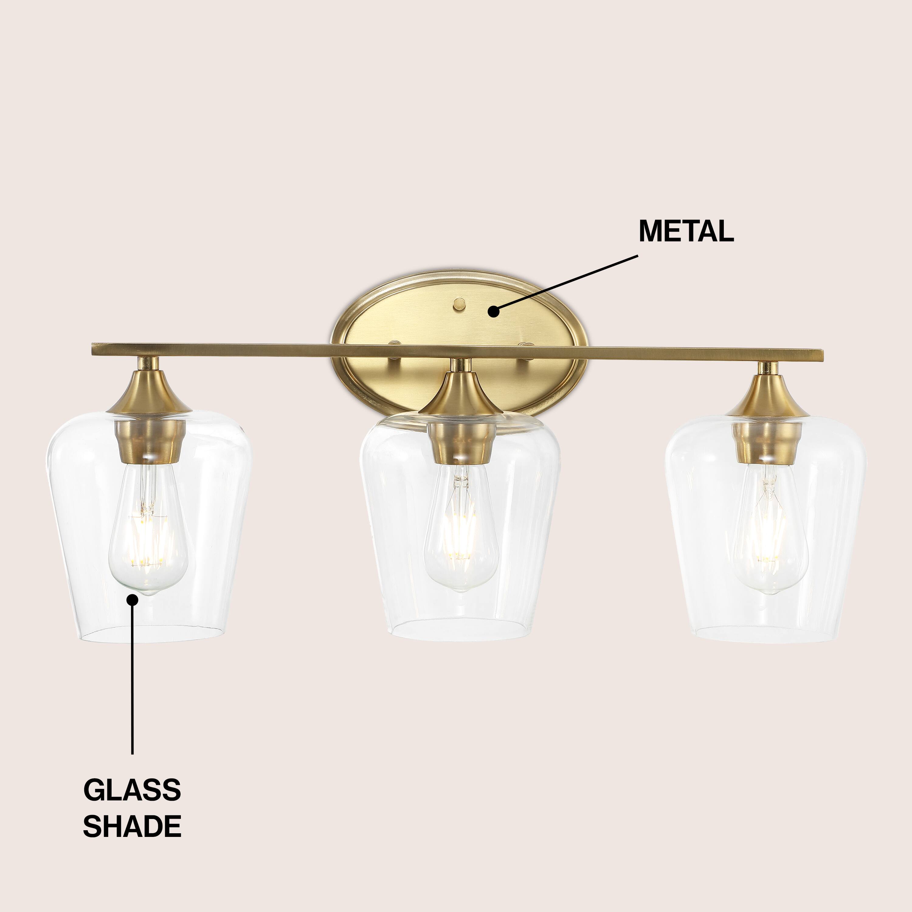 METAL  
GLASS SHADE