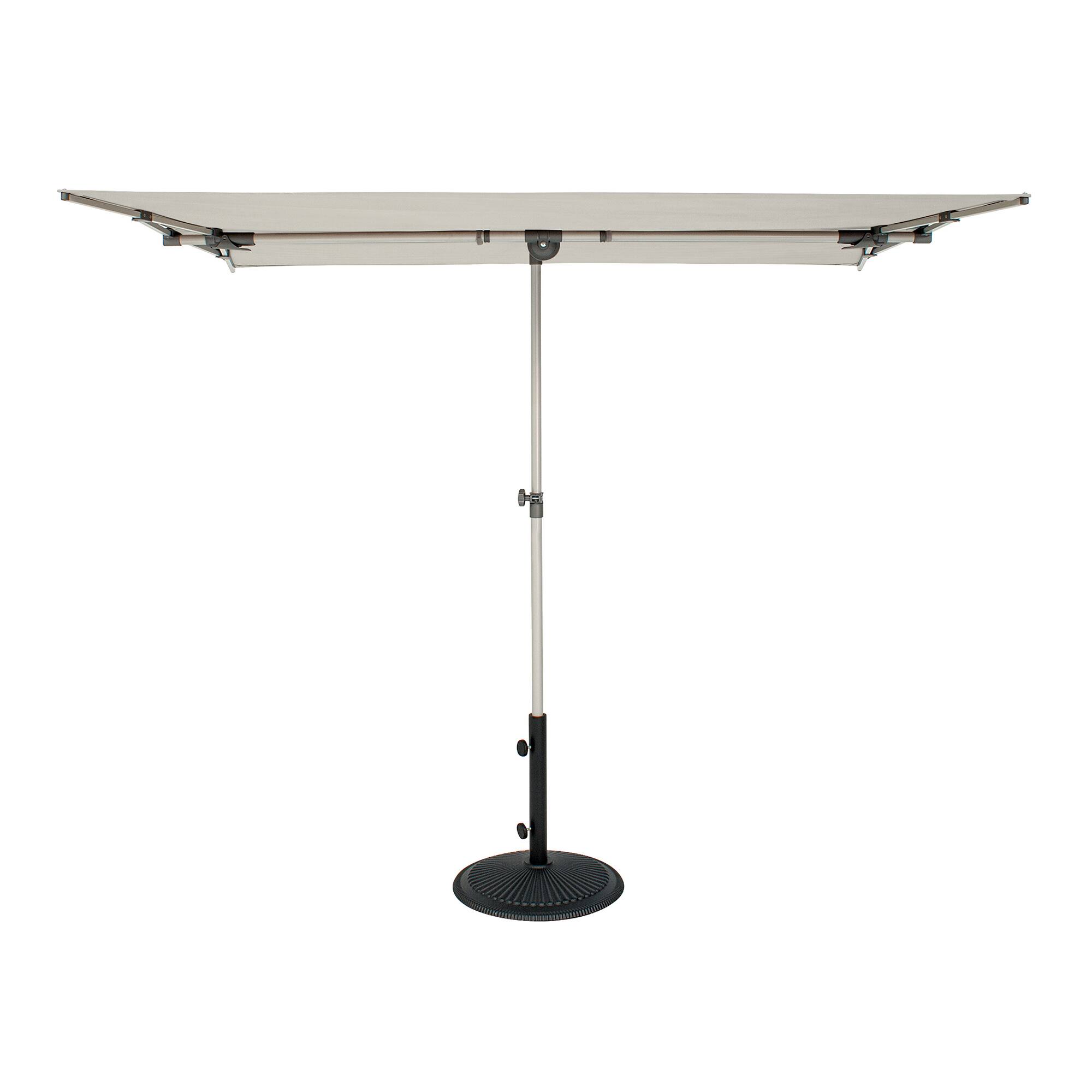 Mondawe - 5' x 7' Rectangle Patio Umbrella with Protective Cover - Natural