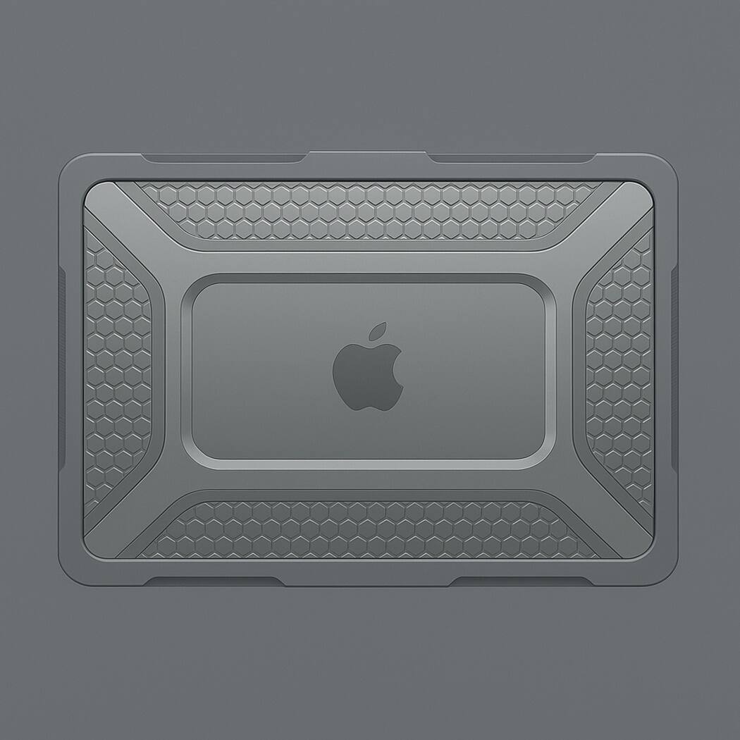 Alt View 17. SaharaCase - Raider UltraArmor Case for Apple MacBook Pro 14" M1/M2/M3/M4 (2021-2024) Laptops - Space Gray.