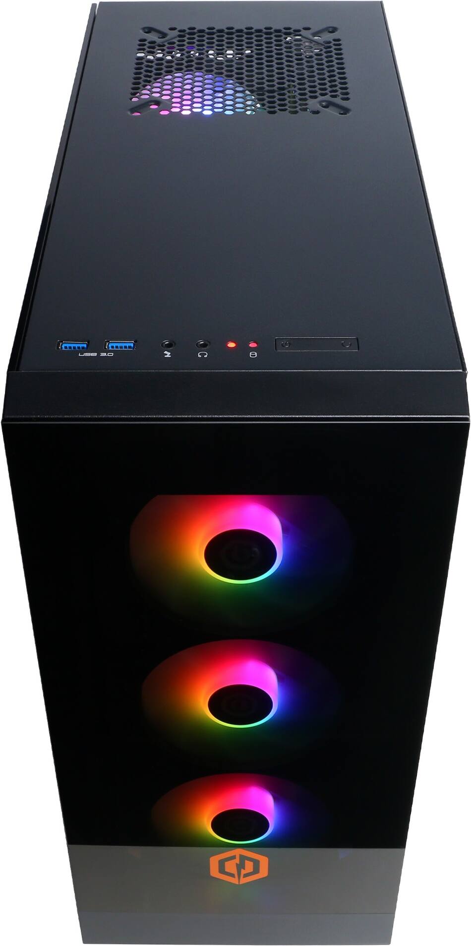 Alt View 11. CyberPowerPC - Gaming Desktop - Intel Core Ultra 5 225F - NVIDIA GeForce RTX 5050 8GB - 16GB DDR5 - 1TB PCIe 4.0 SSD - Black.