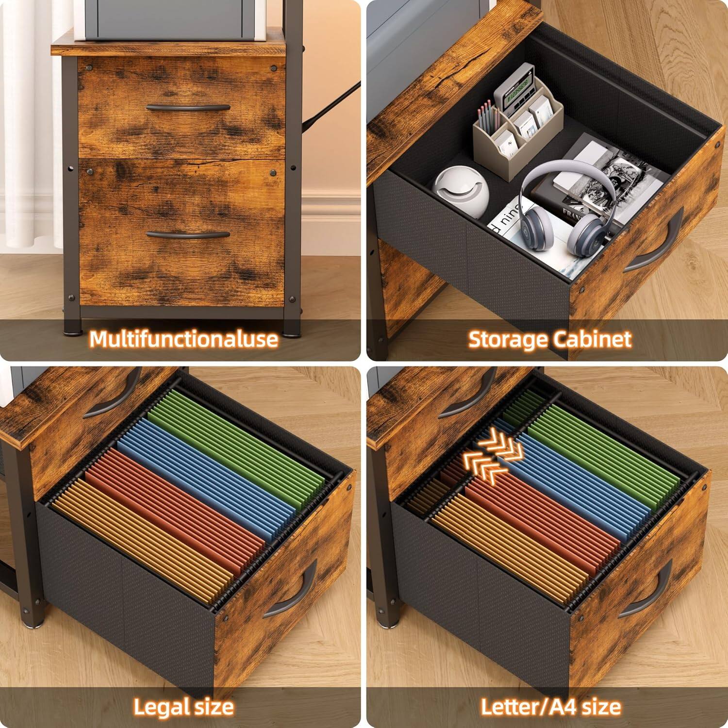 Multifunctional use  
Storage Cabinet  
Legal size  
Letter/A4 size