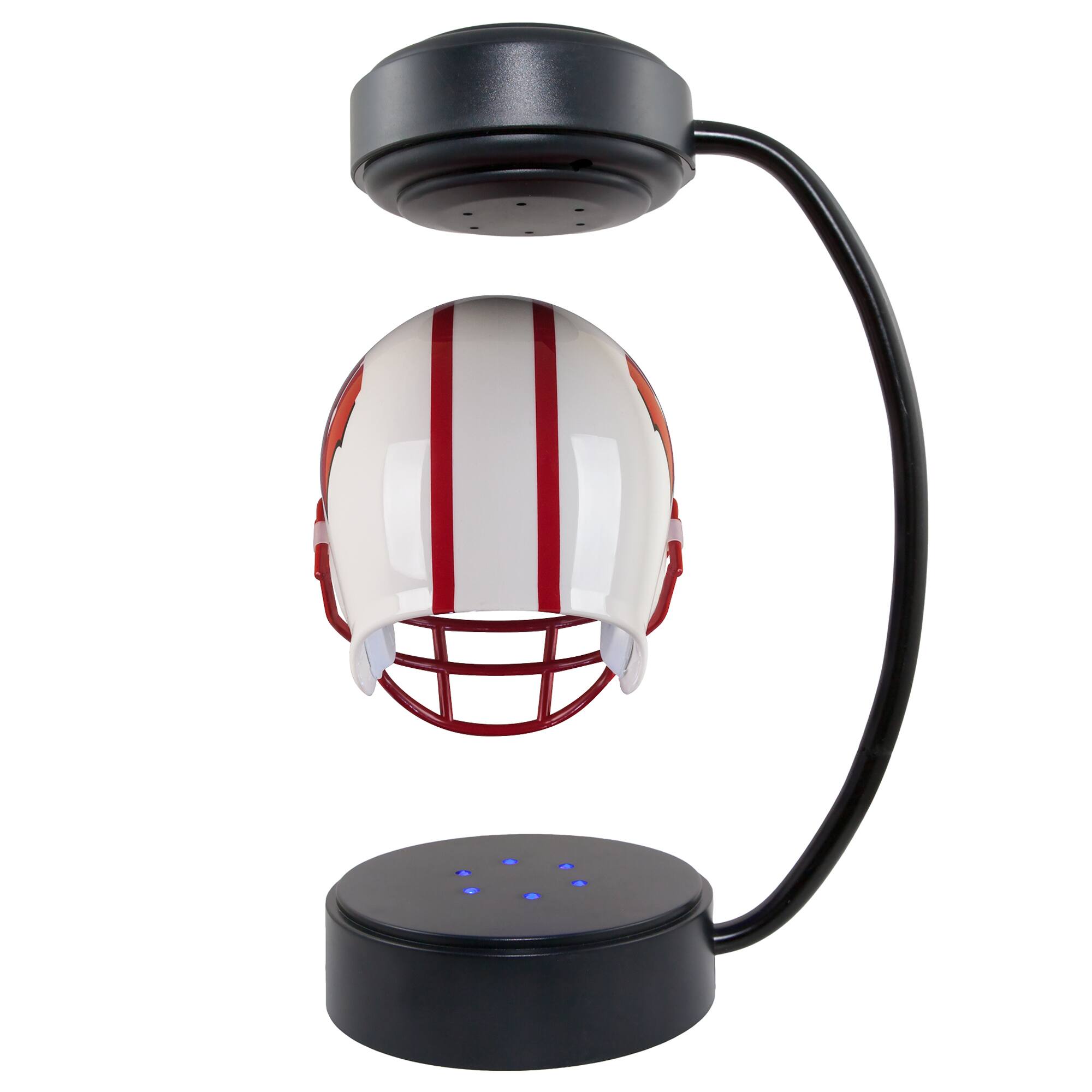 Alt View 3. Pegasus - Wisconsin Badgers Hover Team Helmet - White.