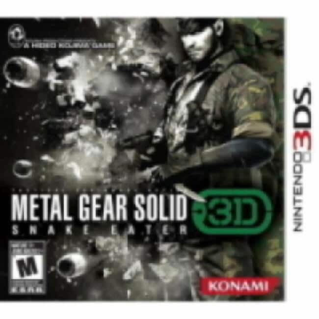 A 3DS DS 3 METAL GEAR SOLID 3D NINTENDO 3DS SNAKE EATER KONAMI