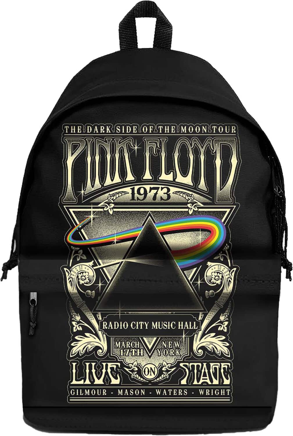 PopMarket - Pink Floyd - Rocksax - Pink Floyd - 1973 Live - Daypack with Laptop Pocket (Black) - Multicolor price history on PriceWatchPro