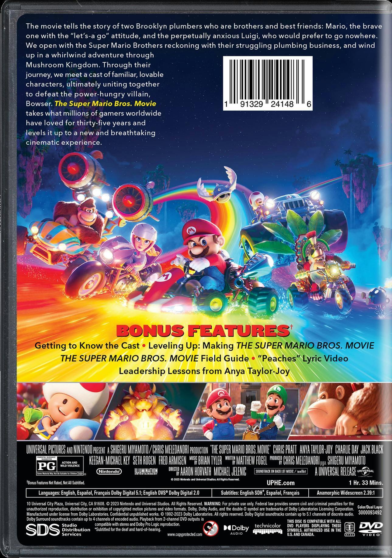 Back. The Super Mario Bros. Movie [DVD].