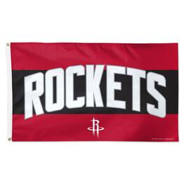 WinCraft - Houston Rockets 3' x 5' Horizontal Stripe Deluxe Single-Sided Flag - Multicolor