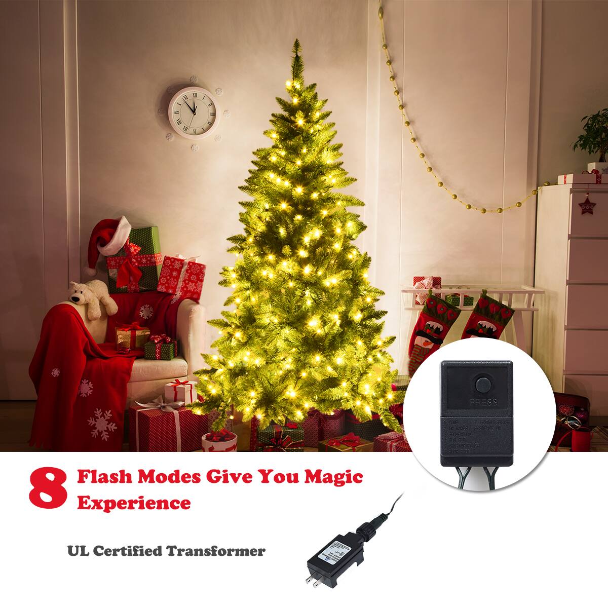 Flash Modes Give You Magic 8 Experience UL Certified Transformer