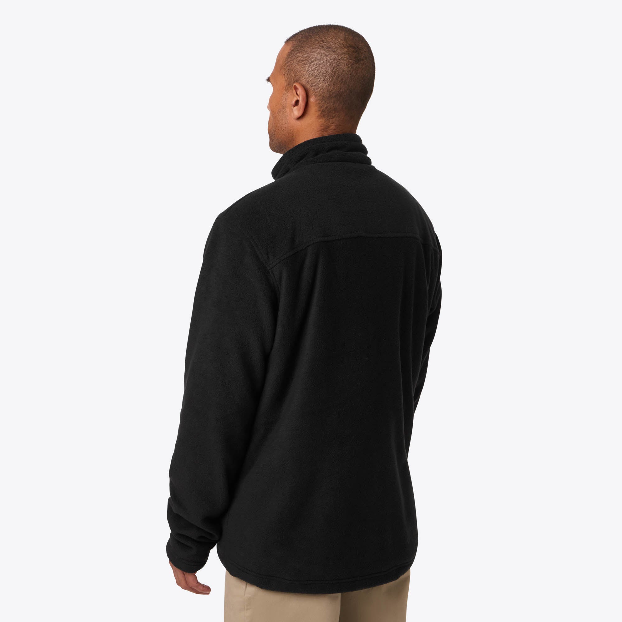 Back. Mobile Warming - Men's Trek 2.0 Heated Fleece Jacket - Black.