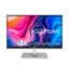 The text on the image reads: "27" ASUS ProArt Mac 3va Year Warranty 4K 100% HDR SRGB 100% Color Accuracy Rec. 709 E<2 calman VERIFIED ASUS."