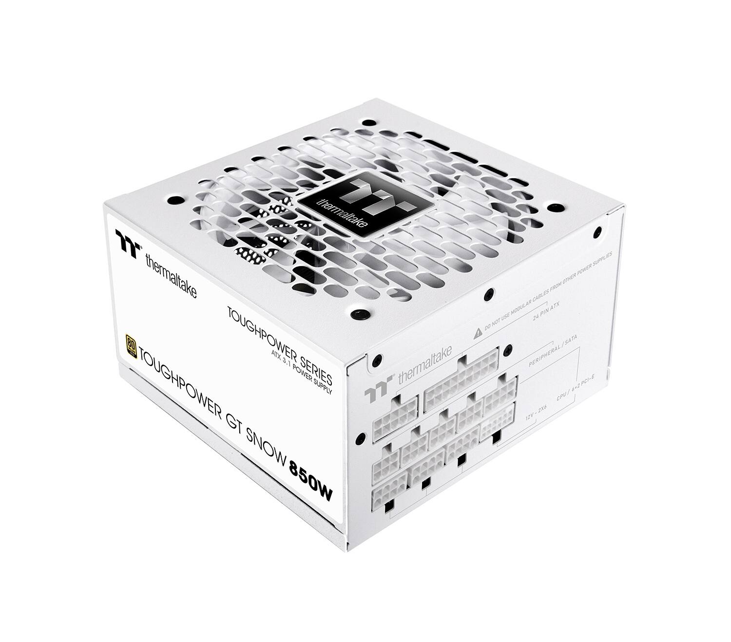 Thermaltake TT 504
Thermaltake TT 400
Thermaltake TOUGHPOWER NEL 1.E
Thermaltake TOUGHPOWER POWER SERIES
Thermaltake TOUGHPOWER GT SNOW 850W
ATX 2.01 POWER SUPPLY
DO NOT USE NON-LOGICAL CABLES FROM OTHER POWER SUPPLIES
24 PIN ATX
PERIPHERAL/SATA
CPU 4+4 PIN
12V-24V