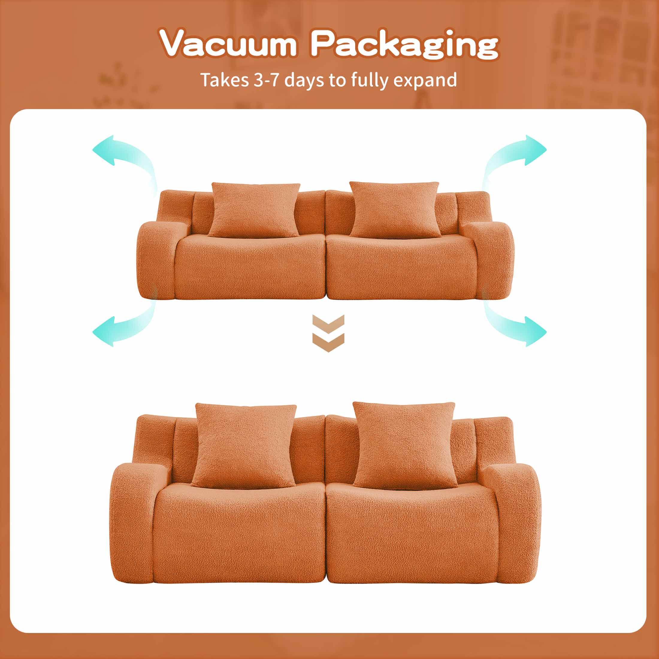 Vacuum Packaging  
Takes 3-7 days to fully expand