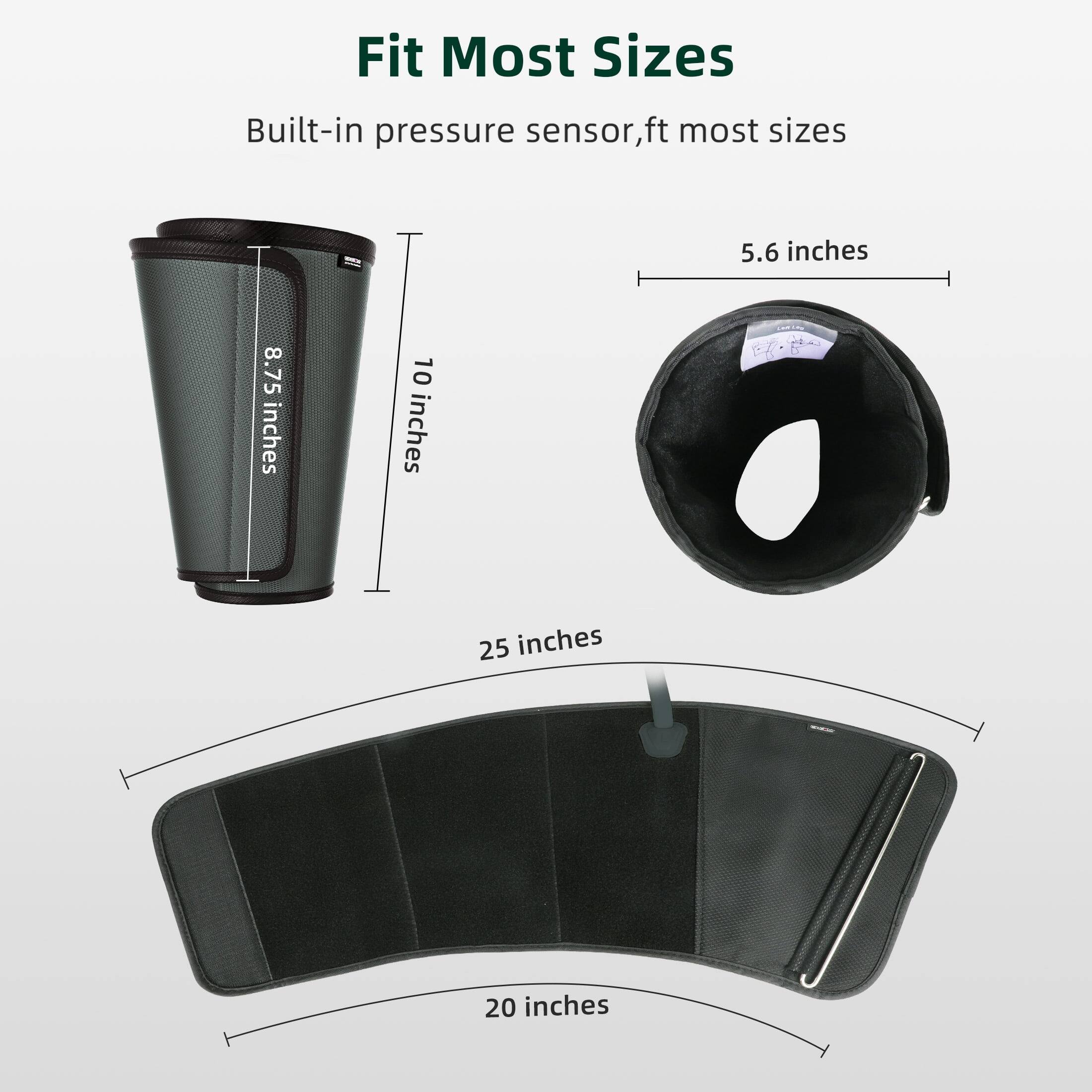Fit Most Sizes  
Built-in pressure sensor, fits most sizes  

5.6 inches  
8.75 inches  
10 inches  
25 inches  
20 inches