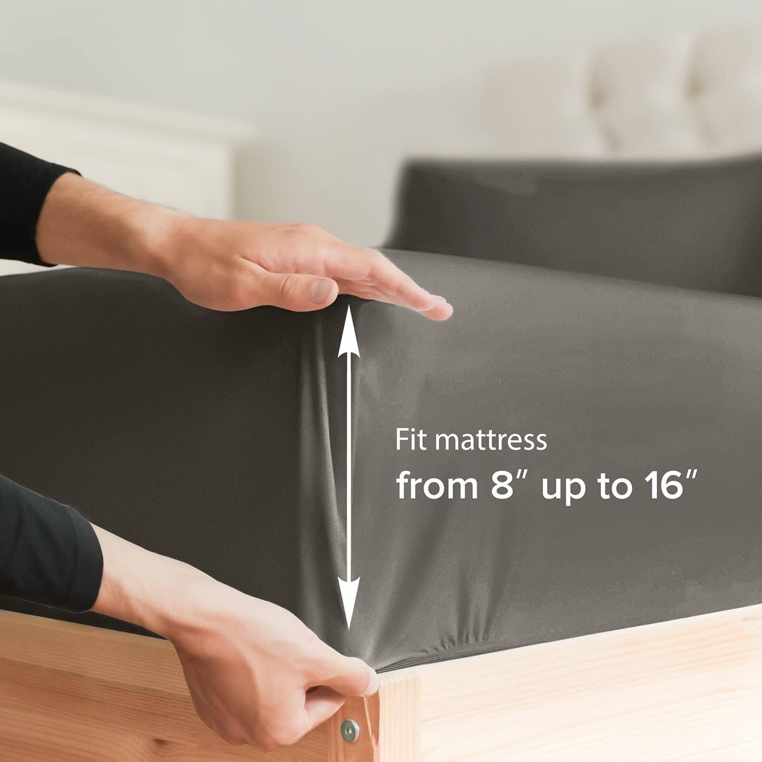 Fit mattress from 8" up to 16"