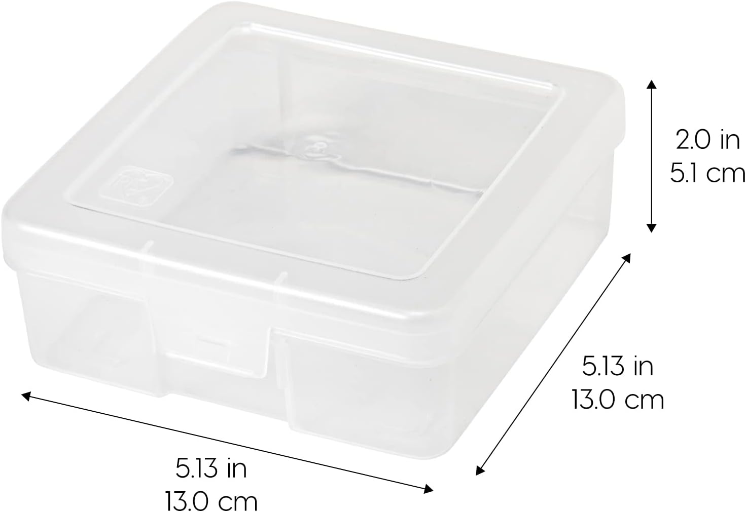 2.0 in 5.1 cm  
5.13 in 13.0 cm  
5.13 in 13.0 cm