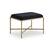 Front. Meridian Furniture - Valley Black Chenille Fabric Bench - Black.