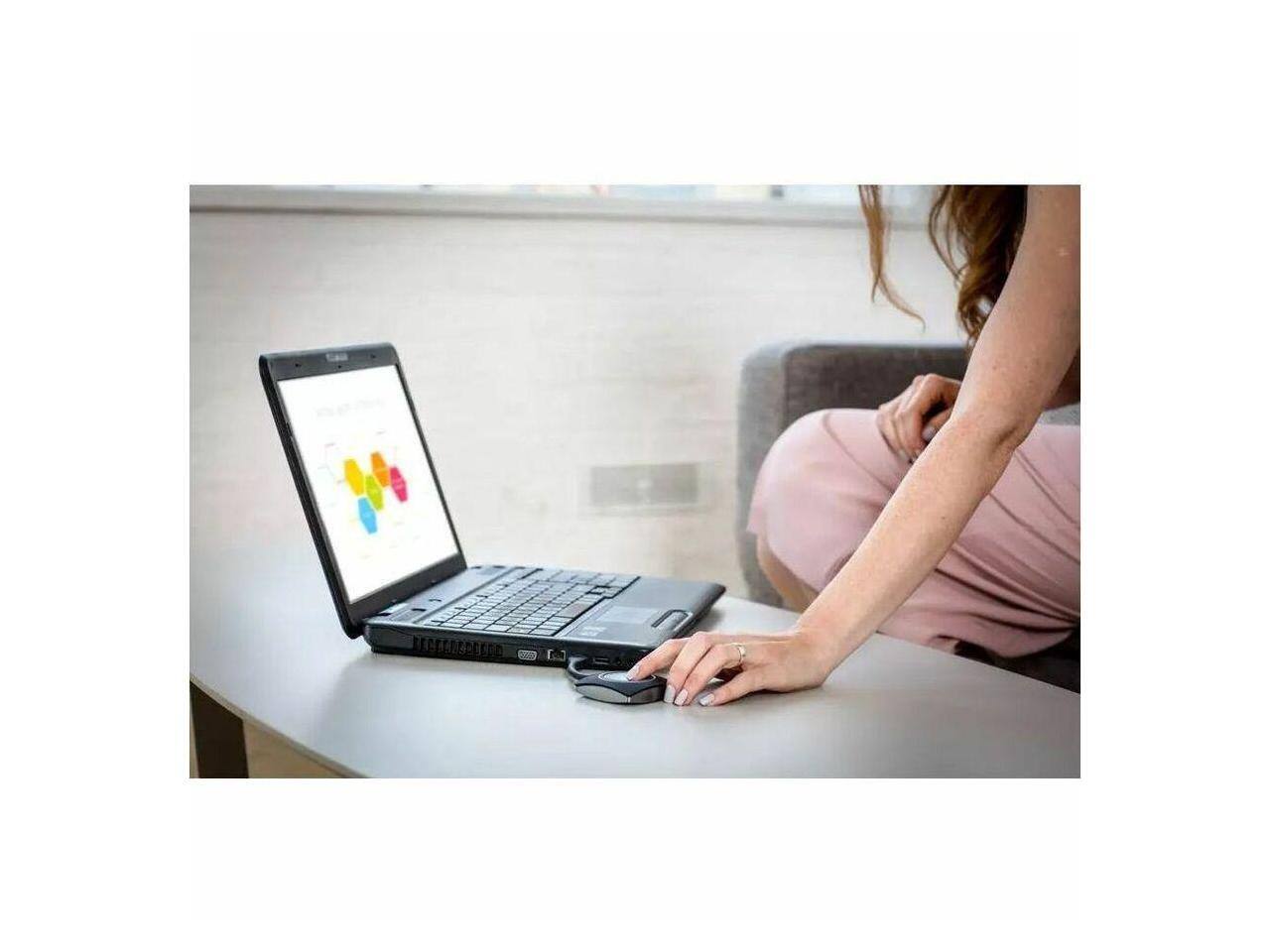 Alt View 4. Wepresent - Barco ClickShare C-10 Video Conference Bundle (R9861611USB2) - Black.