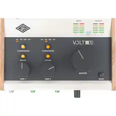 INPUT OUTPUT
LA 1 E 5 I 2 21 2
HOST I I 11 20 2
VOC GTR FAST OFF
VOC GTR FAST OFF
VOLT 2 76
COMPRESSOR
COMPRESSOR
VINTAGE
VINTAGE
GAIN 1
GAIN 2
DIRECT
MONITOR