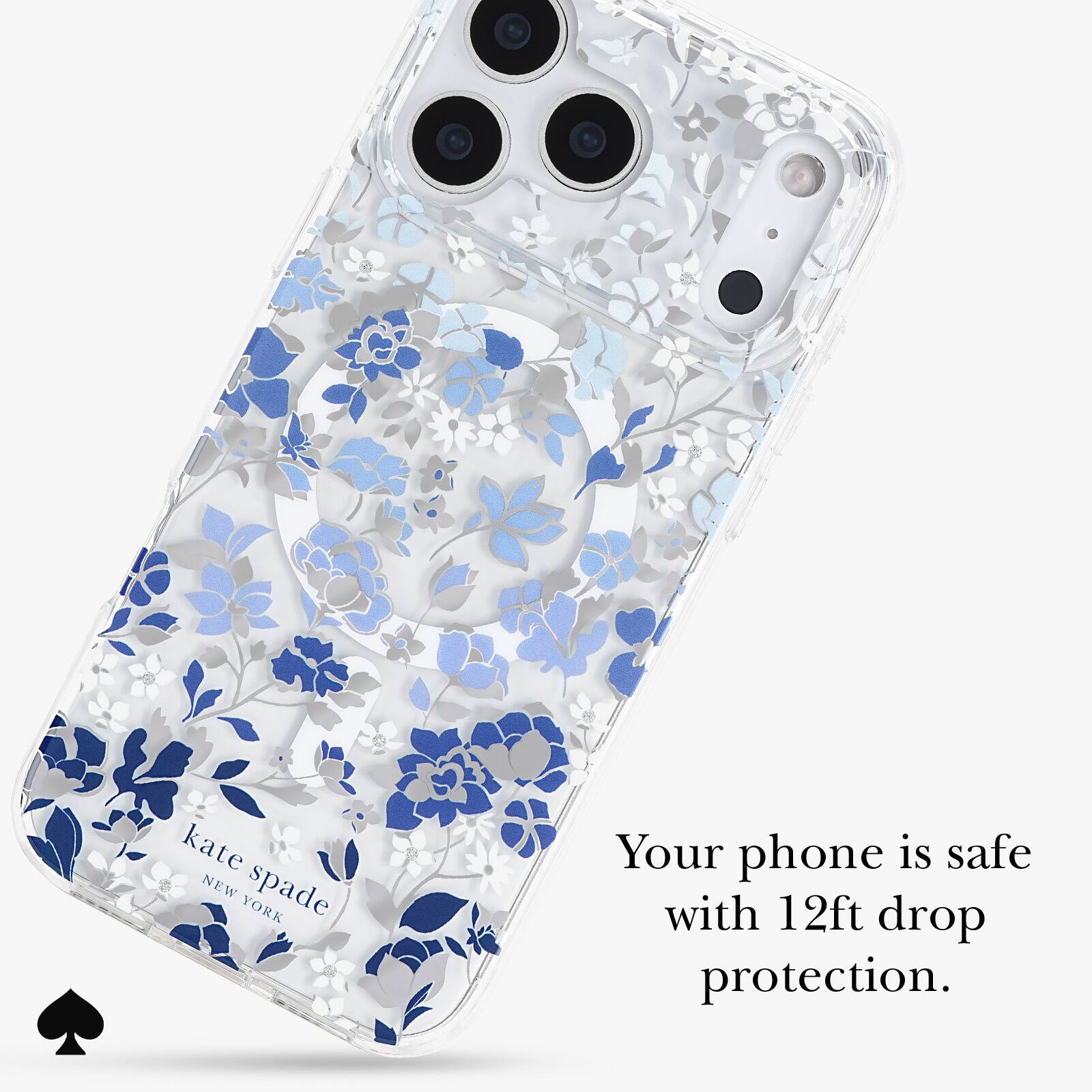 kate spade NEW YORK

Your phone is safe with 12ft drop protection.