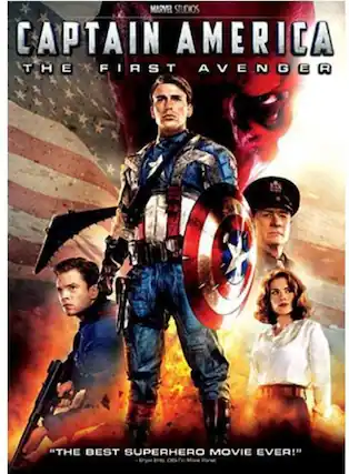 Front. Captain America: The First Avenger - DVD.