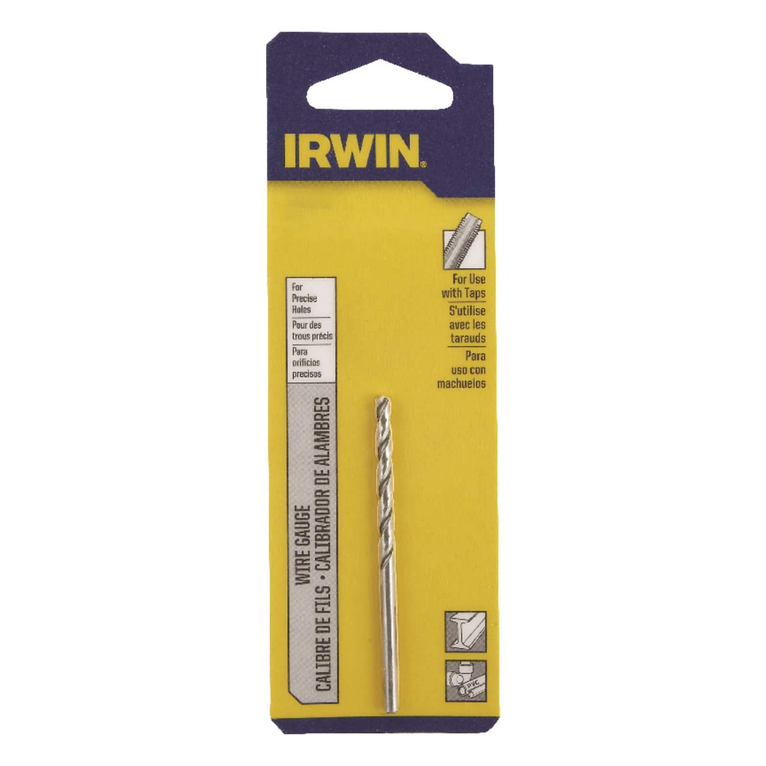 Irwin - 56 X 1-3/4 in. L High Speed Steel Jobber Length Wire Gauge Bit Straight Shank 1 pk
