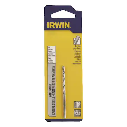 IRWIN
For Precise Holes
Pour des trous précis
Para orificios precisos
For Use with Taps
S'utilise avec les tarauds
Para uso con machuelos
WIRE GAUGE CALIBRADORES DE ALAMBRES
CALIBRE DE FILS - CALIBRADORES DE ALAMBRES