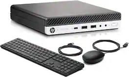 HP - Refurbished Excellent - Micro Desktop Computer 800 G3 Elitedesk Mini Business PC, Intel Core i5-6500T,16GB DDR4, 512GB SSD,WiFi, Win11 Pro - Black