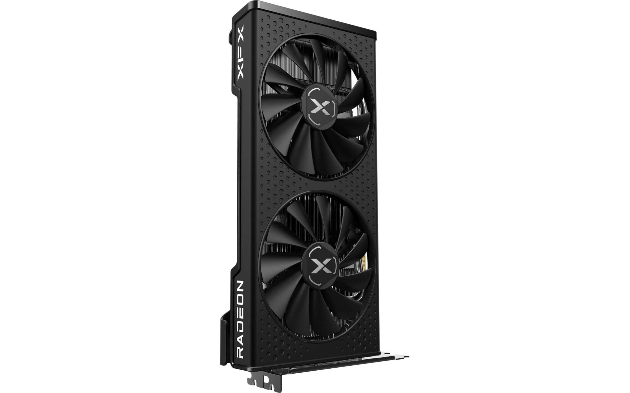 Front. XFX - SPEEDSTER SWFT210 AMD Radeon RX 6650XT Core 8GB GDDR6 PCI Express 4.0 Gaming Graphics Card - Black.
