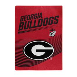 Sweet Home Collection - NCAA Georgia Bulldogs 60" x 80" Raschel Throw Blanket - Red