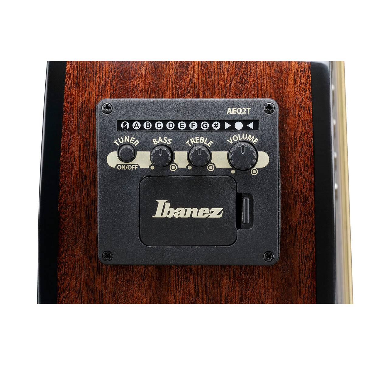 AEQ2T  
A B C D E F G #  
TUNER BASS TREBLE VOLUME ON/OFF  
Ibanez