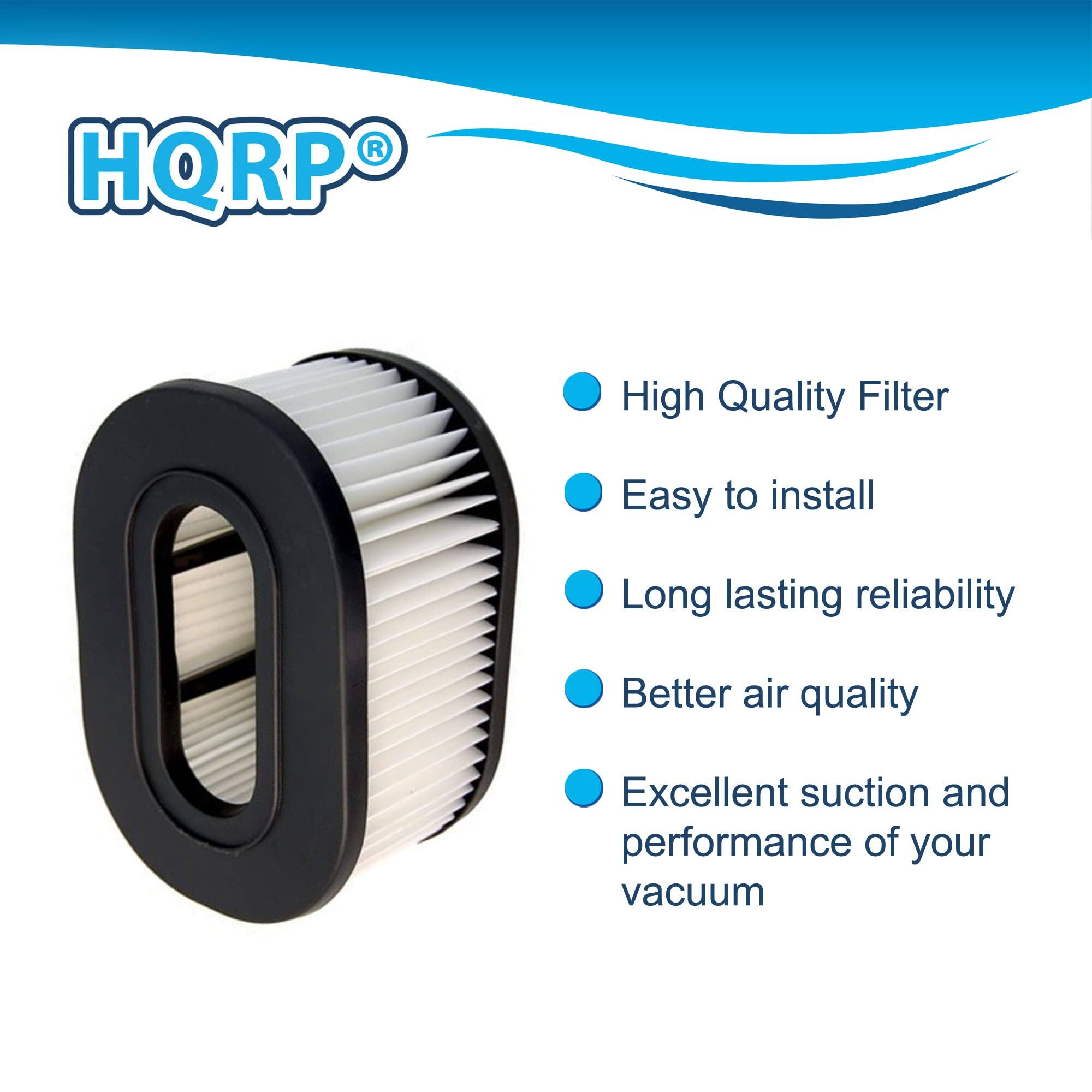 HQRP®

- High Quality Filter
- Easy to install
- Long lasting reliability
- Better air quality
- Excellent suction and performance of your vacuum