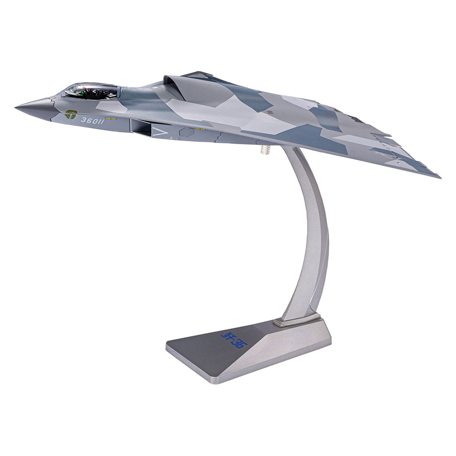 Alt View 4. Air Force 1 - CAC J-36 Stealth Aircraft "People's Liberation Army Air Force" 1/72 Diecast Model by Air Force 1.