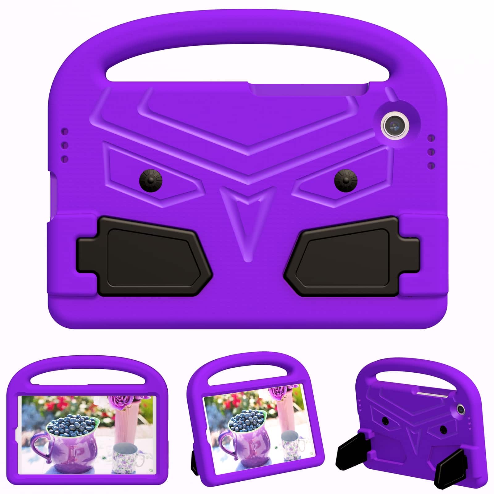 UUCOVER - Kids Case for Samsung Galaxy Tab A11 8.7-inch 2025 (SM-X130/X133/X135),Shockproof EVA Case Handle Kickstand Cover - Purple price history on PriceWatchPro