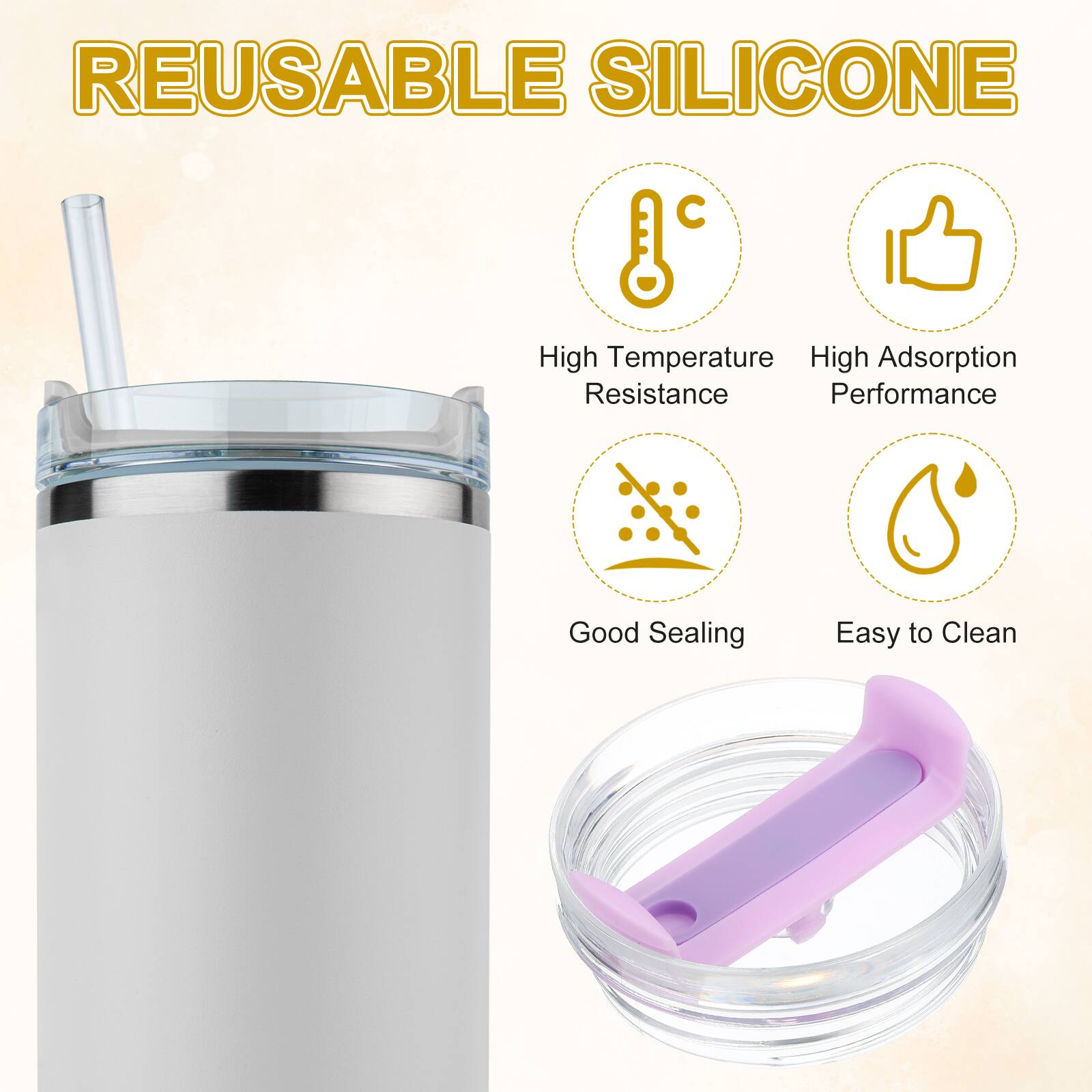 REUSABLE SILICONE

- High Temperature Resistance
- High Adsorption Performance
- Good Sealing
- Easy to Clean
