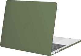 mosiso - Hard Shell Case for 13-inch MacBook Pro 2016-2026 A2338 A2289 A2251 A2159 A1989 A1706 A1708 - Army Green