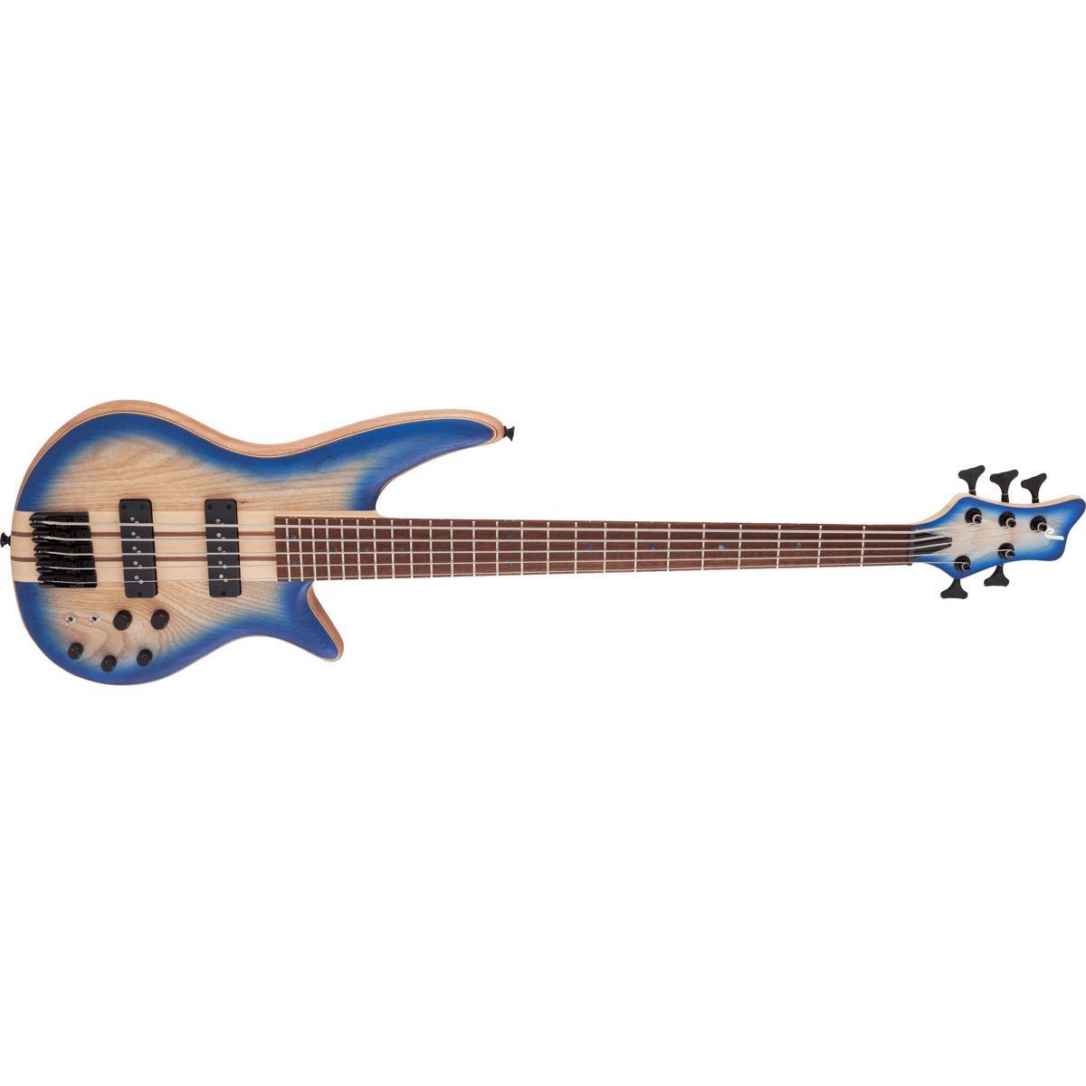 Alt View 4. Jackson - Jackson Pro Series Spectra Bass SBP V 5-String Electric Guitar, Blue Burst.