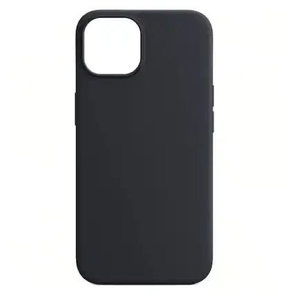 Front. Qixxronics - Silicone Phone Case Compatible with iPhone 14 Pro Max Drop Protection Shockproof - Black.