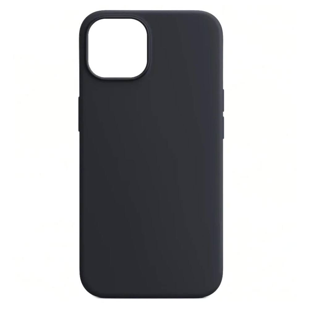 Qixxronics - Silicone Phone Case Compatible with iPhone 14 Pro Drop Protection Shockproof - Black