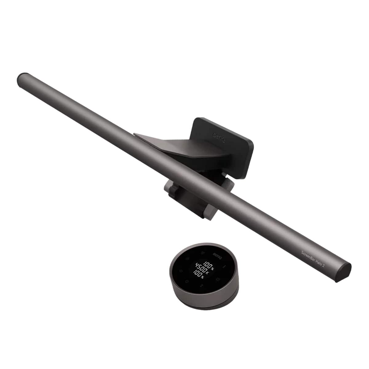 BenQ - ScreenBar Halo 2 Monitor Light Bar with Wireless Controller, Dark Gray