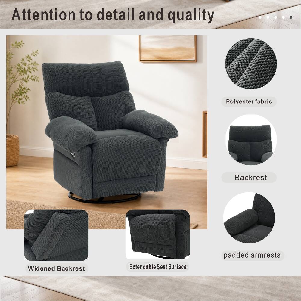 Attention to detail and quality

- Polyester fabric
- Backrest
- Widened Backrest
- Extendable Seat Surface
- Padded armrests