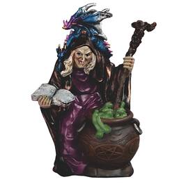 FC Design - 5.5"H Witch Making Potion Figurine Statue Desk Tabletop Home Decor Gift - Multi-Color