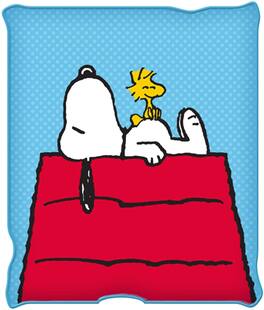 Silver Buffalo - Peanuts Snoopy And Woodstock Fleece Throw Blanket | 45 x 60 Inches - Red
