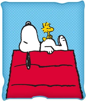 Front. Silver Buffalo - Peanuts Snoopy And Woodstock Fleece Throw Blanket | 45 x 60 Inches - Red.