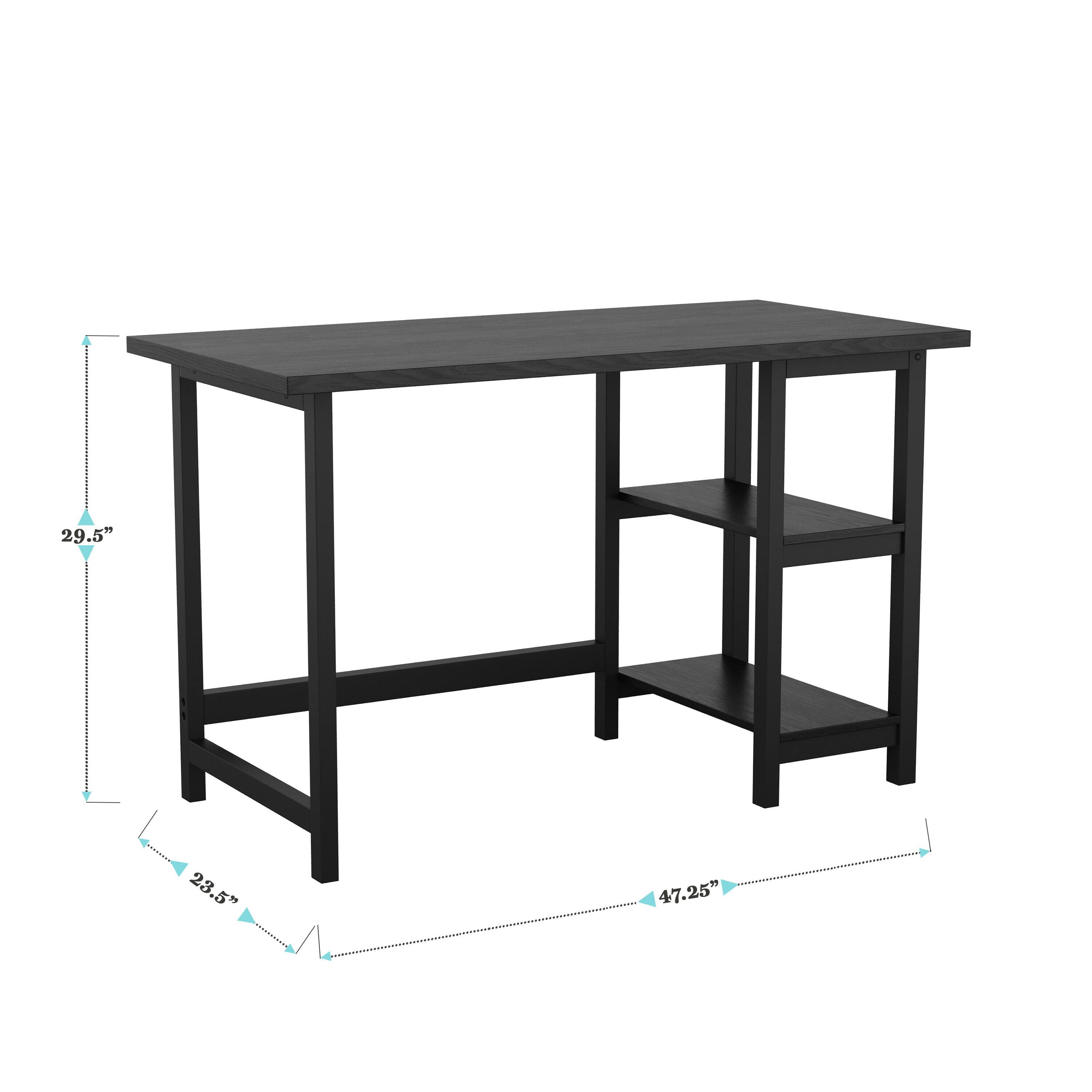 The text on the image reads "29.5" 23.5" 47.25". This information is likely related to the dimensions of the table, such as its height, width, and depth.